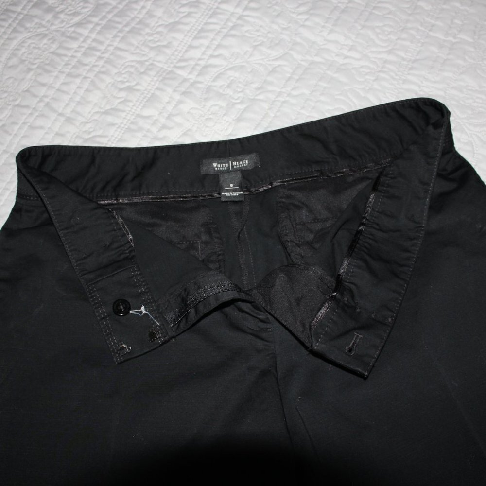 White House Black Market Pedal Pushers Size 8 Black - Picture 4 of 9